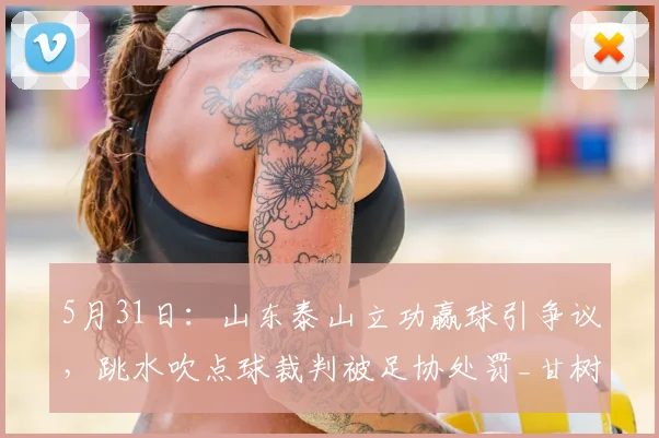 5月31日：山东泰山立功赢球引争议，跳水吹点球裁判被足协处罚_甘树然_比赛_执法